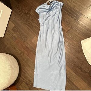 Bardot Light Blue One Shoulder Dress